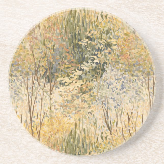 Yellow Trees in Fall Coaster (Front)
