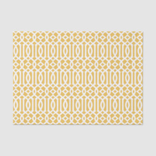 Yellow Trellis   Tissue Paper