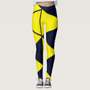 Yellow Triangles Leggings