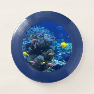 Yellow Tropical Fish Underwater Photo Wham-O Frisbee