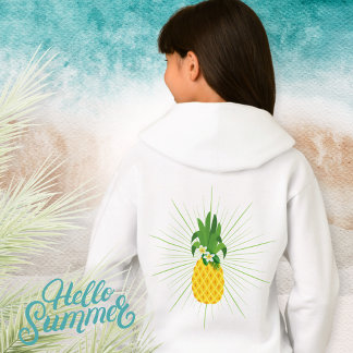 Yellow Tropical Pineapple Hoodie