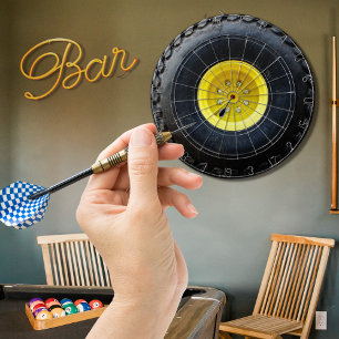 Yellow Truck Tractor Construction wheel tire  Dart Board
