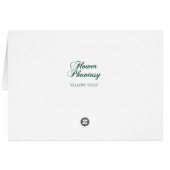 Yellow Tulip (Back Horizontal)