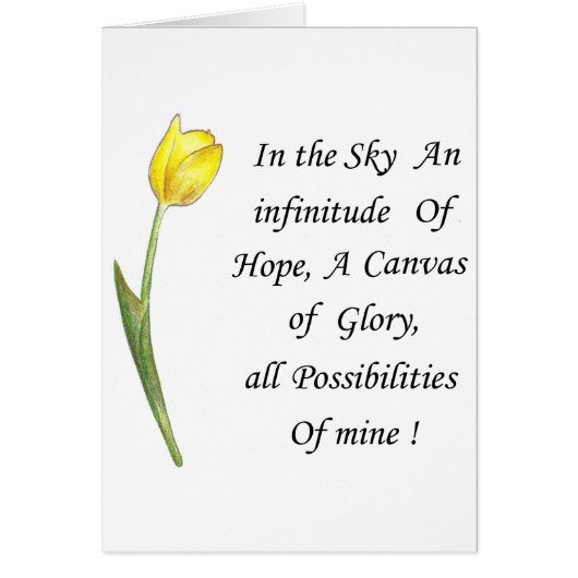 Yellow Tulip Cards (Front)