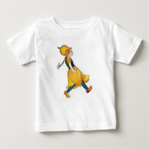 Yellow Tulip Cute Flower Child Floral Funny Girl Baby T-Shirt