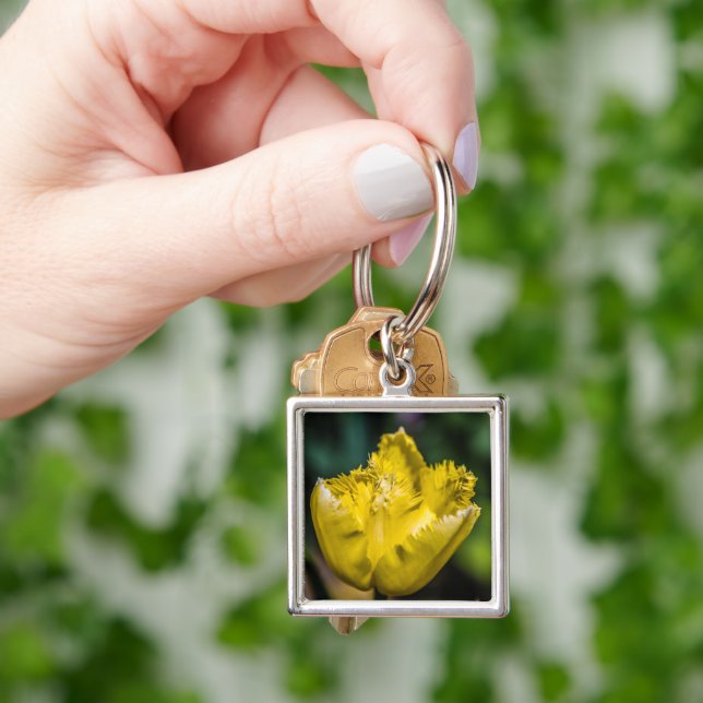 Yellow Tulip Keychain (Hand)