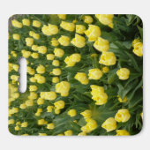 Yellow Tulips Field Seat Cushion (Front Horizontal)