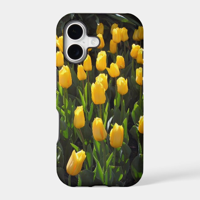 Yellow Tulips Iphone Case (Back)