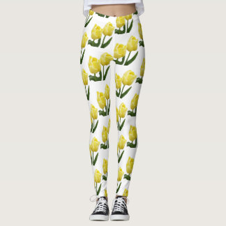 Yellow Tulips Legging