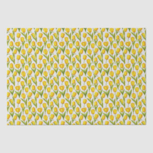 Yellow Tulips Tissue Paper