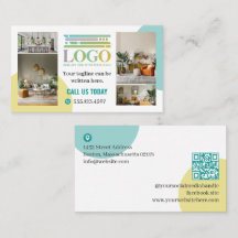 Yellow Turquoise Circles Logo Photos Business