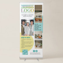 Yellow Turquoise Circles Logo Photos Promotional