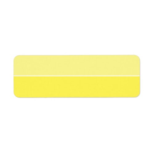 Yellow Two_Tone Storage Organization Blank Label