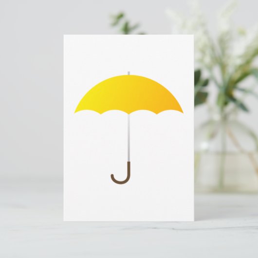 Yellow Umbrella (Standing Front)
