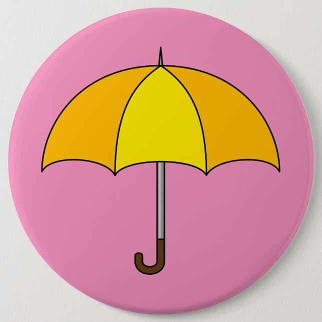 Yellow Umbrella Button (Front)
