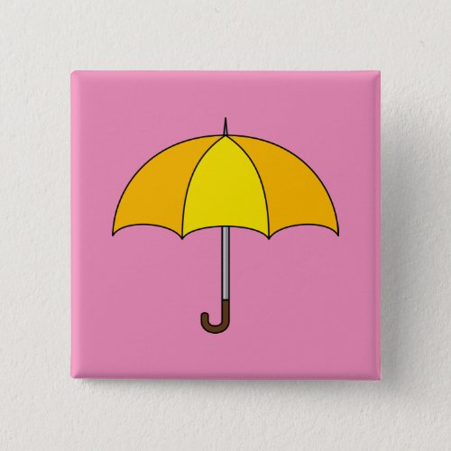 Yellow Umbrella Button