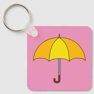 Yellow Umbrella Keychain