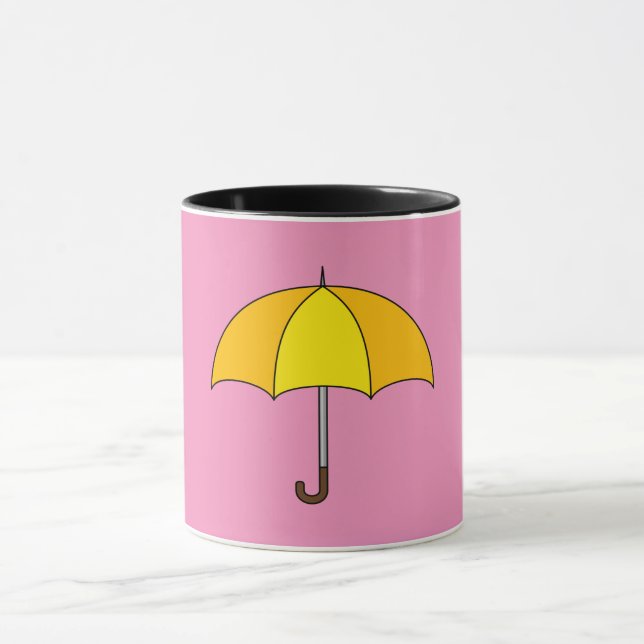 Yellow Umbrella Mug (Center)
