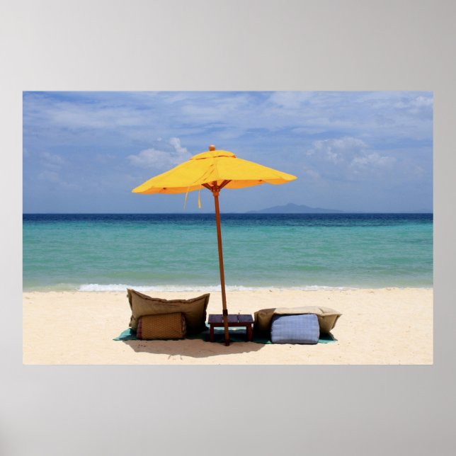 Yellow umbrella poster (Front)