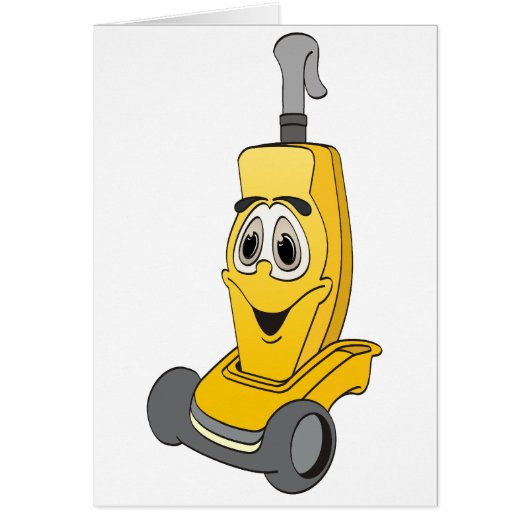 Yellow Vacuum Cleaner Cards (Front)