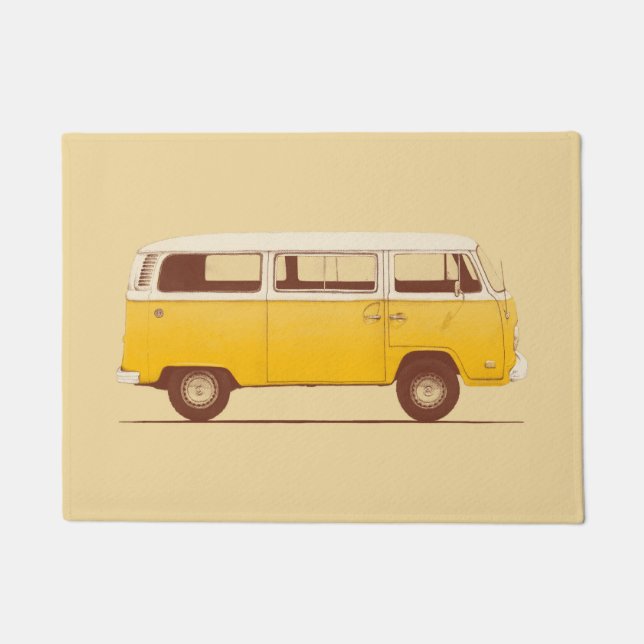 Yellow Van | Florent Bodart Doormat (Front)