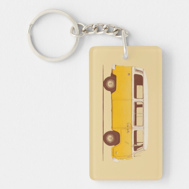 Yellow Van | Florent Bodart Keychain (Front)