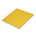 Yellow Vertical Stripe Pattern Ceramic Tile | Zazzle