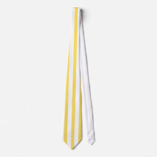 Yellow Vertical Stripes Neck Tie