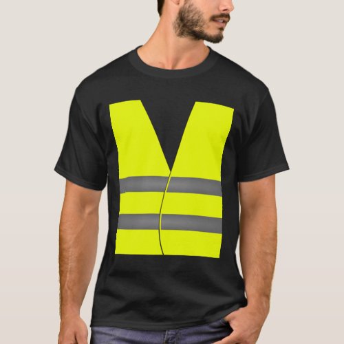 Yellow Vest Protest Costume T_Shirt