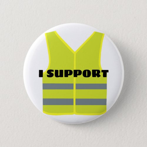 Yellow vest support design button