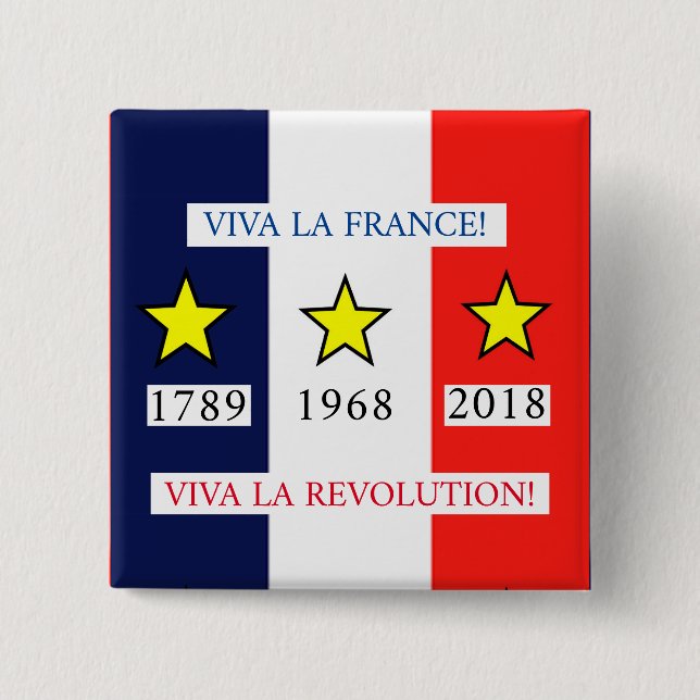 Yellow Vests 2018 Button (Front)