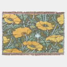 Yellow Vintage Poppy