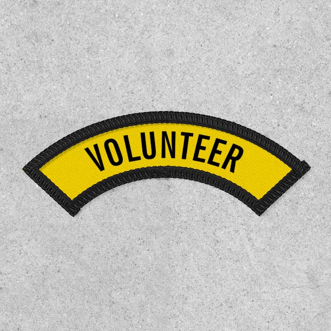 Yellow Volunteer Patch (Front)