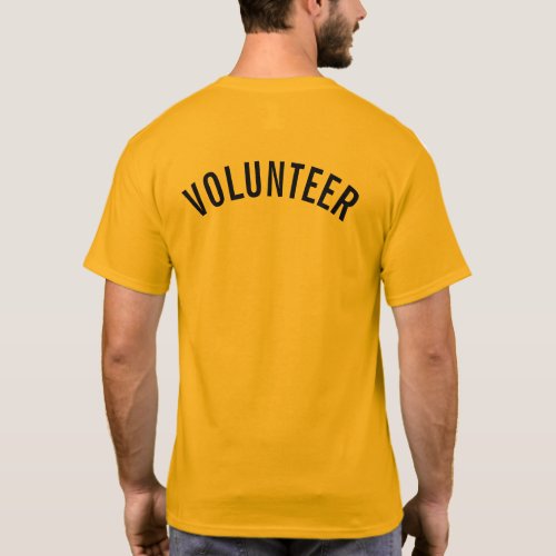 Yellow Volunteer T_Shirt