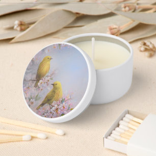 Yellow Warblers Birds by Jason Street Mini Candle Favors