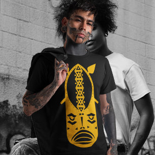 Yellow Warrior Head T-Shirt