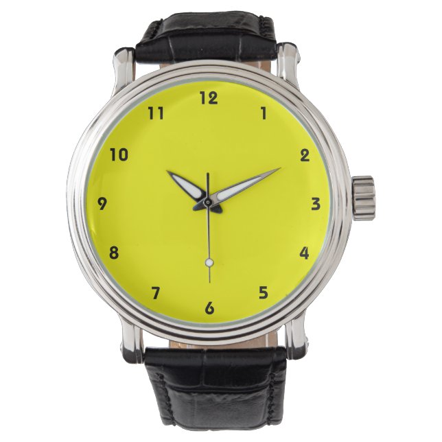 Yellow Watch - Basic Color Series (Front)