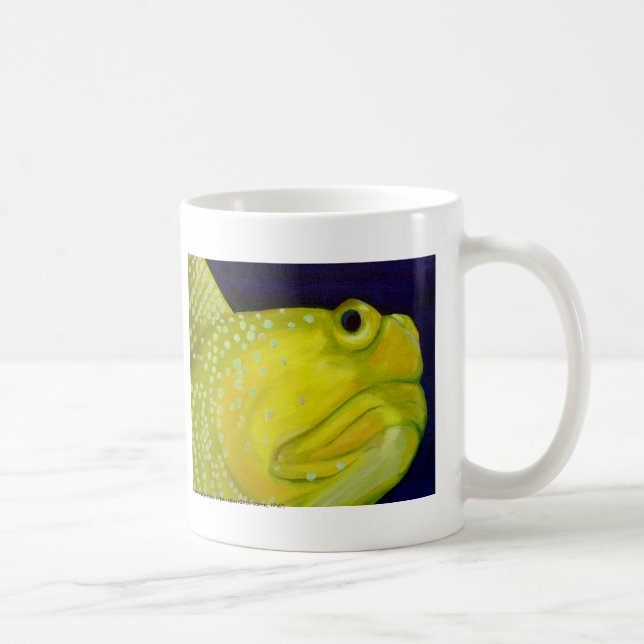 Yellow Watchman Goby Fish Coffee Mug (Right)
