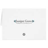 Yellow Water Lily Card (Back Horizontal)