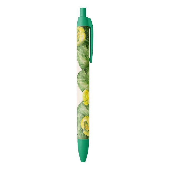 yellow water-lily watercolor pen (Bottom (Vertical))