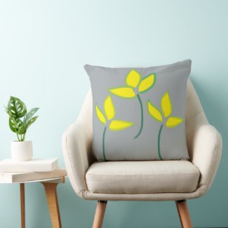 Yellow Watercolor Flowers