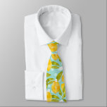 Yellow Watercolor Lemon Tree Pattern Blue Neck Tie<br><div class="desc">Introducing our 🍋Yellow Watercolor Lemon Tree Pattern Blue Neck Tie! 🍋 Get ready to add a burst of freshness to your wardrobe with our delightful necktie. 🌿 🌟 Features: - Vibrant Yellow Lemon Tree Pattern 🌳 - Gorgeous Watercolor Design 🎨 - Eye-catching Blue Background 💙 This tie is all about...</div>