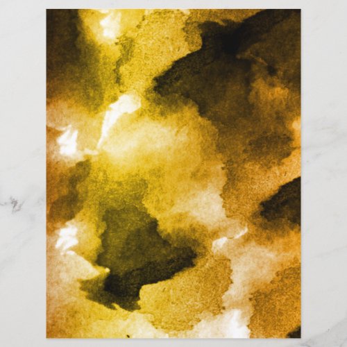 Yellow watercolor stains soft pastel scrapbook 