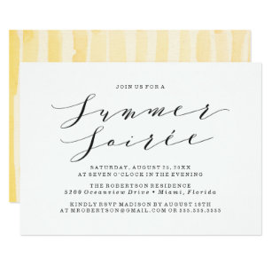soiree invitations zazzle