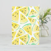 Yellow watermelon slices pattern (Standing Front)