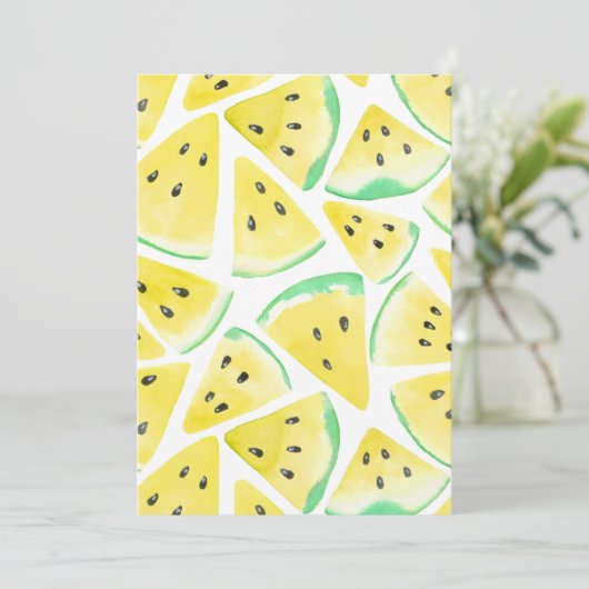Yellow watermelon slices pattern (Standing Front)