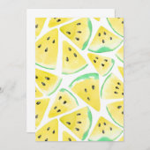 Yellow watermelon slices pattern (Front/Back)