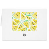 Yellow watermelon slices pattern (Back Horizontal)