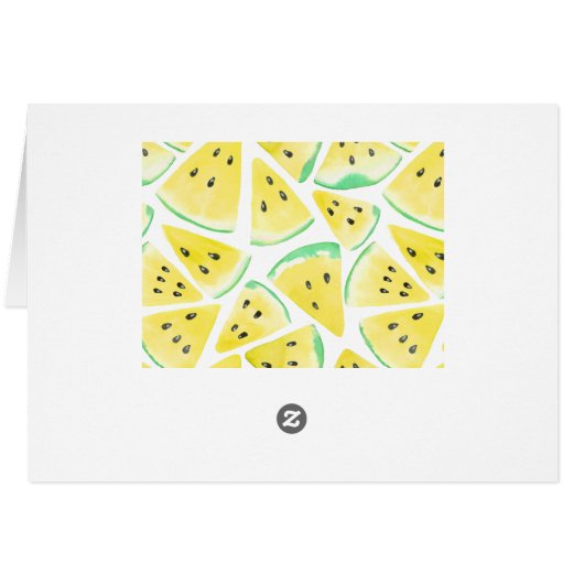 Yellow watermelon slices pattern (Back Horizontal)