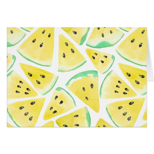 Yellow watermelon slices pattern (Front Horizontal)